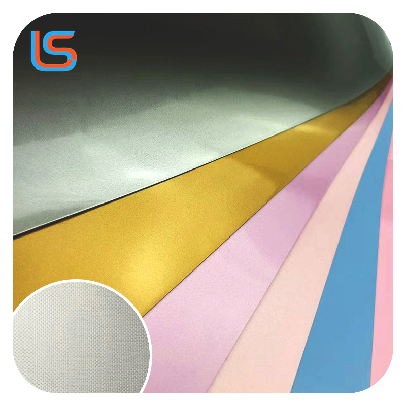PVC Mirror Finish Filament Fabric Smooth Shiny Durable Water Resistant Ideal for Decor Covers and Protective Layers