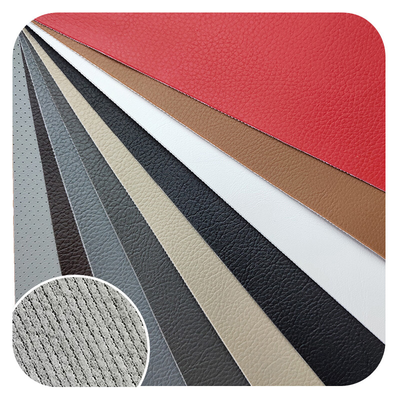 #6007 High-Quality PVC Upholstery Leather - Terry Cloth Base, Multi-Purpose for Sofa & Auto