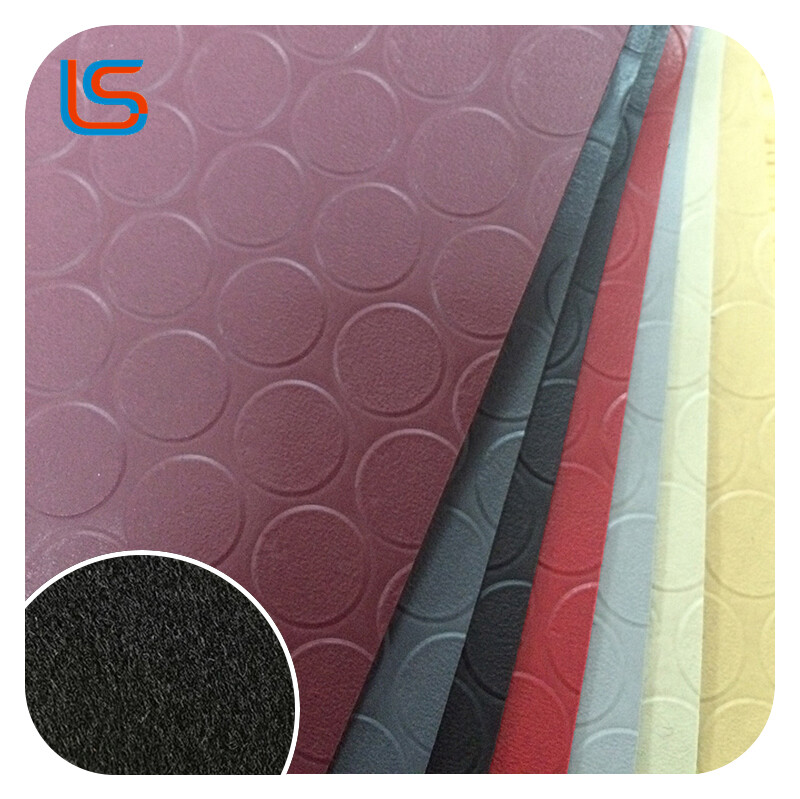 ZL#004 1.4MM Non Woven Backing Industrial PVC Foam Leather