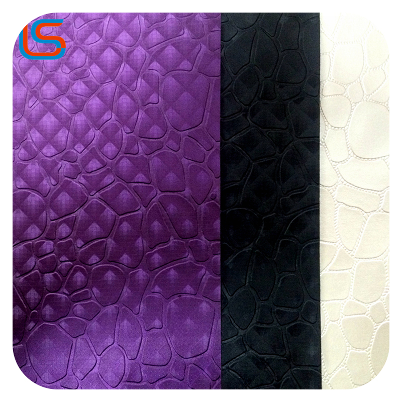 CJ#DJ Stone Pattern Semi-PU Artificial Leather - Textured Upholstery for Sofas, Saddles & Packaging with Subtle Elasticity