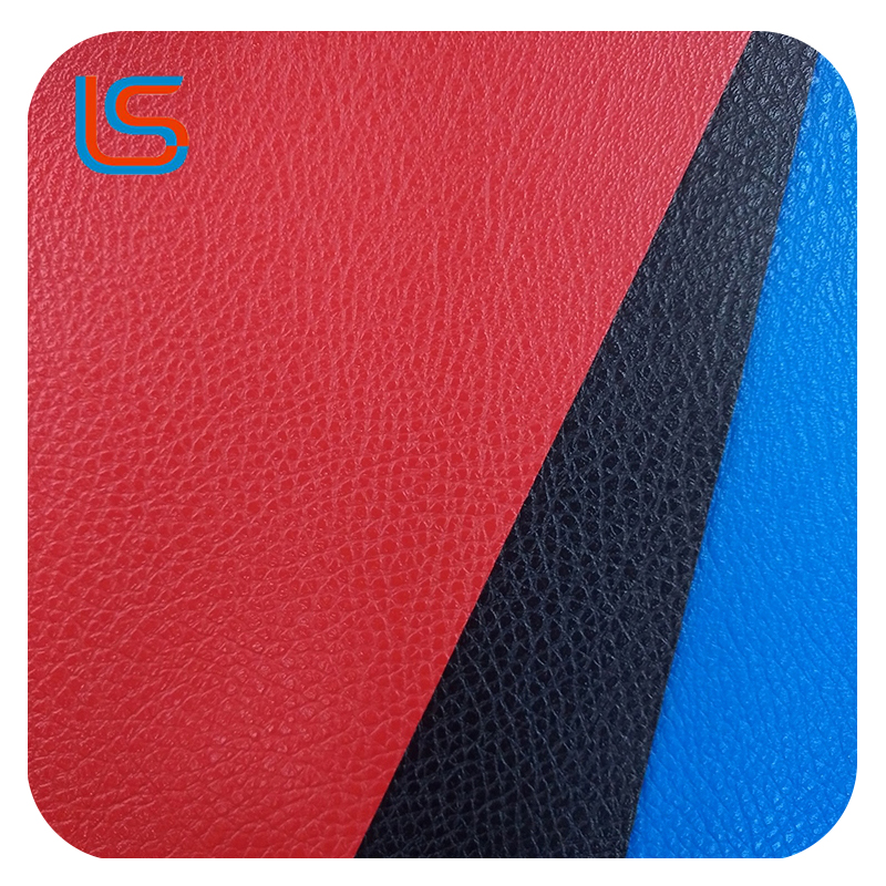 B#023 PVC Sofa Leather Single Pull Fleece Backing Soft to Touch Durable Wrinkle Resistant Easy to Clean with Rich Texture