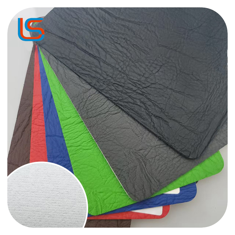 JK#10 1.0mm Cotton Like Fleece Backing PVC Artificial Leather Sofa Upholstery Smooth Wear Resistant