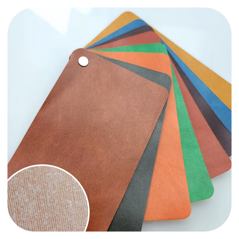 JK#kd b #219 1.0mm Oil Wax Brushed Fabric Artificial Leather Premium Quality