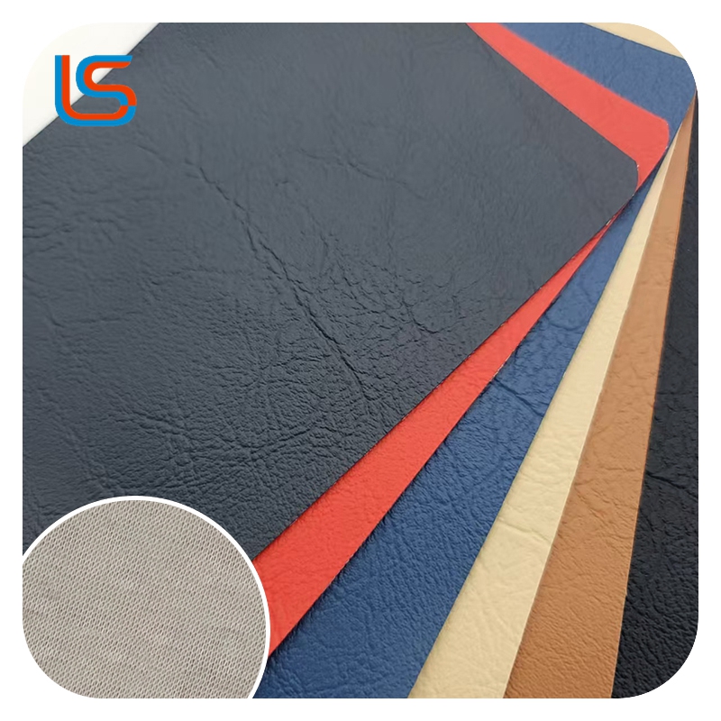 JK#HF#29- 0.6mm Knitted Backed Artificial Leather Lightweight Strong Structure