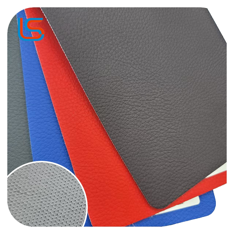 JK#12 High-Quality Auto Leather - Fish Scale Cloth Base, PU Faux Leather, UV-Resistant & Anti-Slip for Dashboard Linings