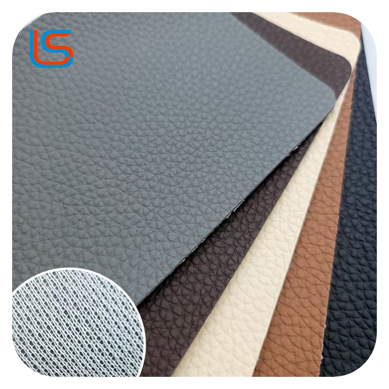 JK#hf-11 1.1mm Premium Automotive Leather with Jacquard Fabric Backing - High Tear Strength, Scratch-Resistant for Car Seats