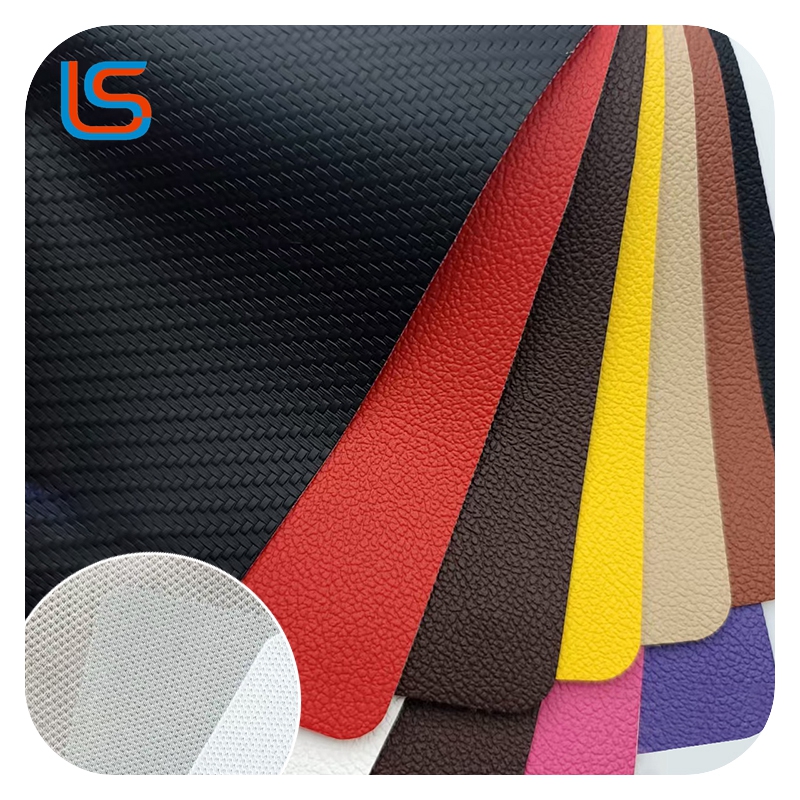 JK-X 0.6mm Eco-Friendly Automotive Leather - Fish Scale Texture Cloth, PU Faux Leather, Hypoallergenic for Baby Car Seats