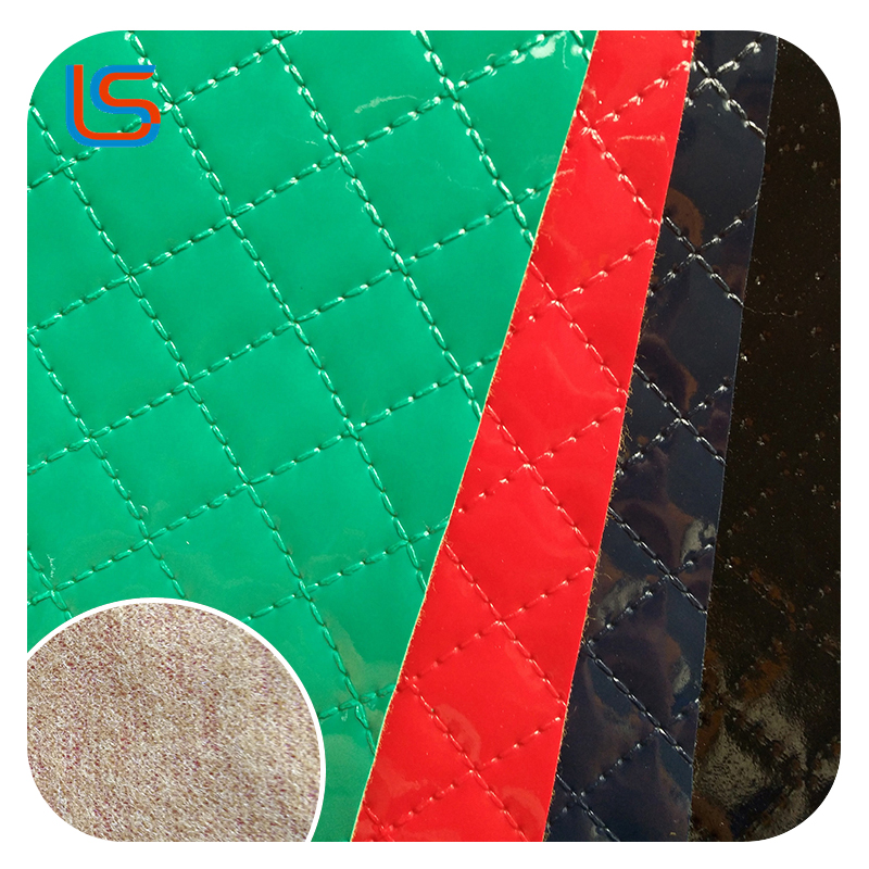 HD#GG003-Eco-Friendly High-Gloss Handbag Leather – Imitation Stitching & Crocodile Textures