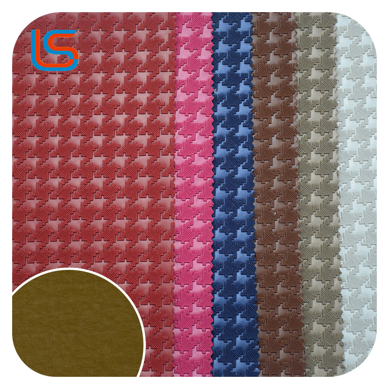 HC#E-Geometric Pattern Non-Slip Decorative Leather – Stylish & Grip-Enhanced