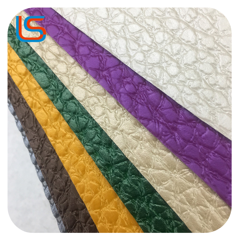 ls00097-99-3D Textured Decorative Leather – Gold/Silver Pearl