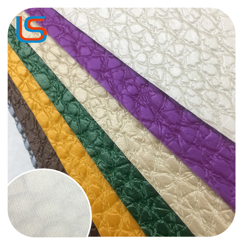 ls00097-99-3D Textured Decorative Leather – Gold/Silver Pearl