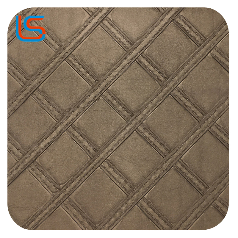 ls00095-96-Dusky Gold & Silver Leather for Packaging – Soft Shimmer, Sophisticated Finish