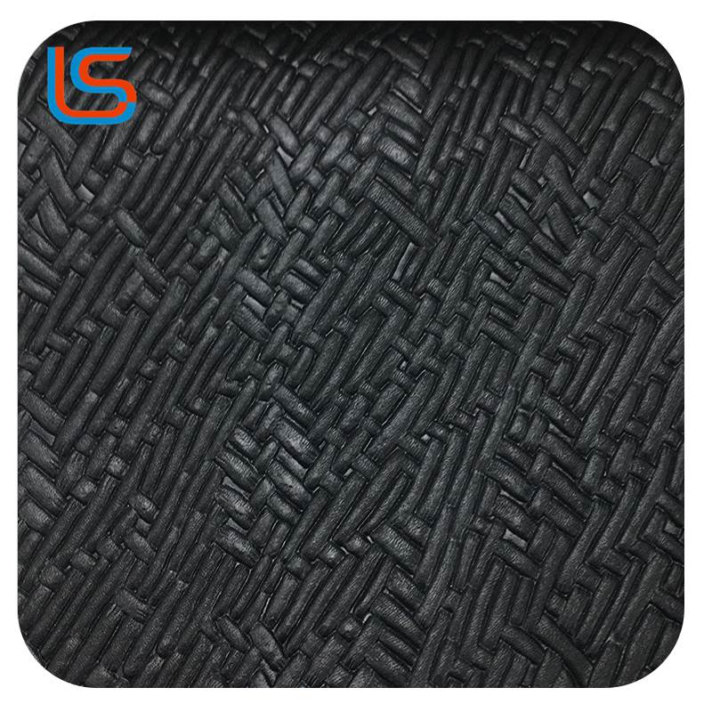 ls00102-103-Pearlescent Gold & Silver Decorative Leather – Woven & Ostrich Embossed Texture