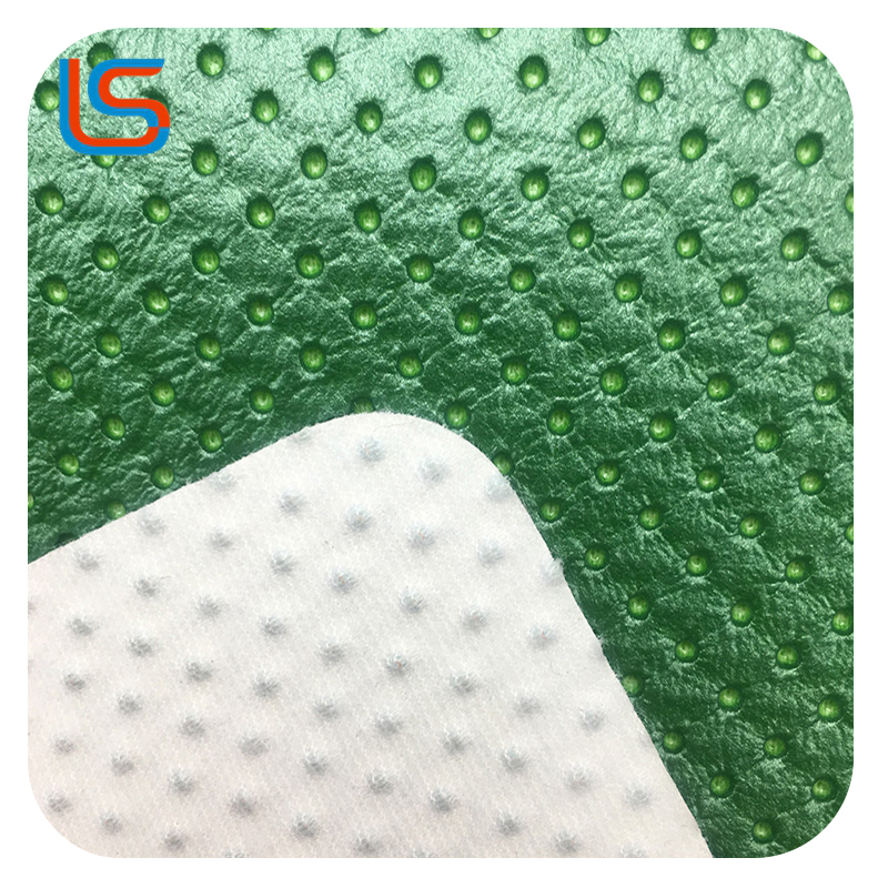 ls00102-103-Pearlescent Gold & Silver Decorative Leather – Woven & Ostrich Embossed Texture