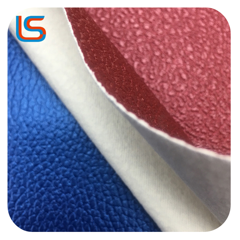 ls00077-78-Metallic Gold/Silver Litchi Embossed Leather – Vintage Texture, Modern Shine