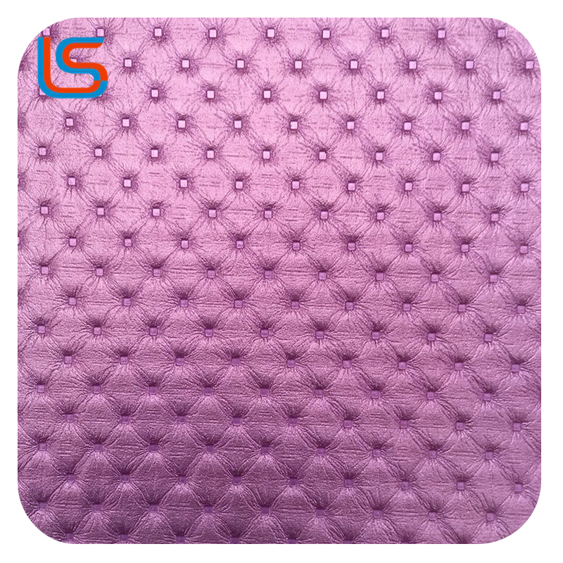 ls00077-78-Metallic Gold/Silver Litchi Embossed Leather – Vintage Texture, Modern Shine