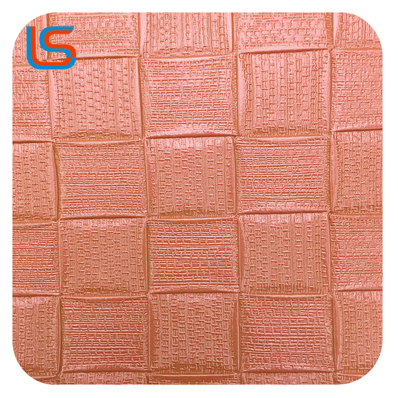 ls00082-84-Striped Woven Leather Decorative Fabric – Artisanal Strap Texture