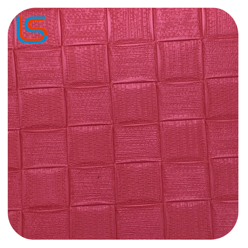 ls00082-84-Striped Woven Leather Decorative Fabric – Artisanal Strap Texture