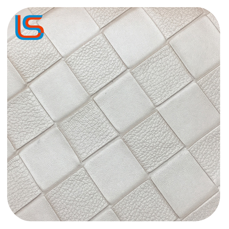 ls00082-84-Striped Woven Leather Decorative Fabric – Artisanal Strap Texture