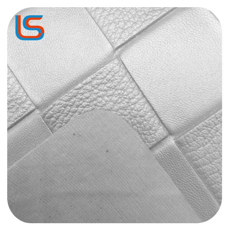 ls00082-84-Striped Woven Leather Decorative Fabric – Artisanal Strap Texture