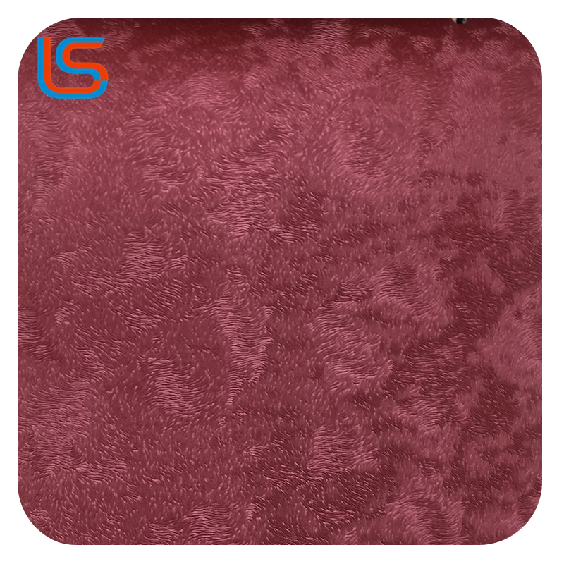 ls00089-90-Pearlescent Animal Hair Texture Decorative Leather – Wild Meets Iridescent