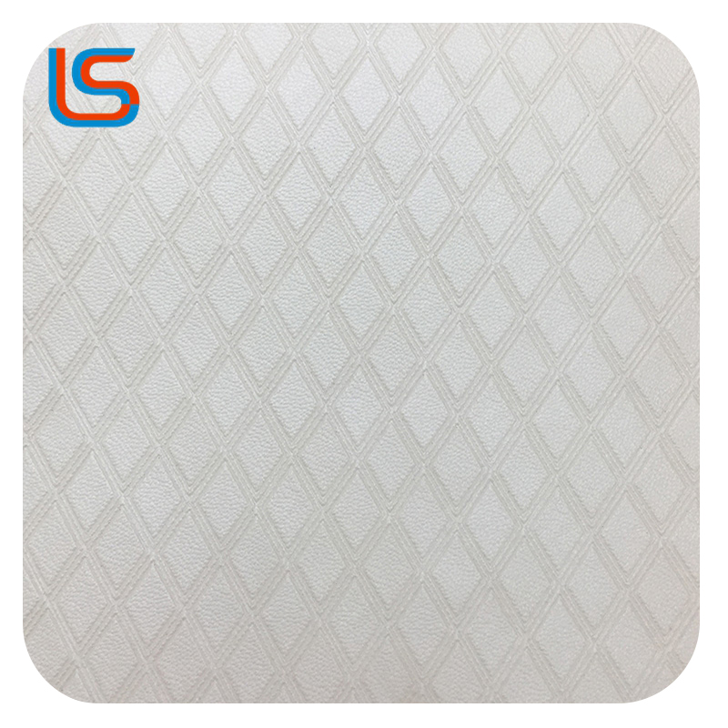 ls00085-88-Geometric & Plum Blossom Texture Non-Slip Upholstery Leather – Soft Decorative Fabric