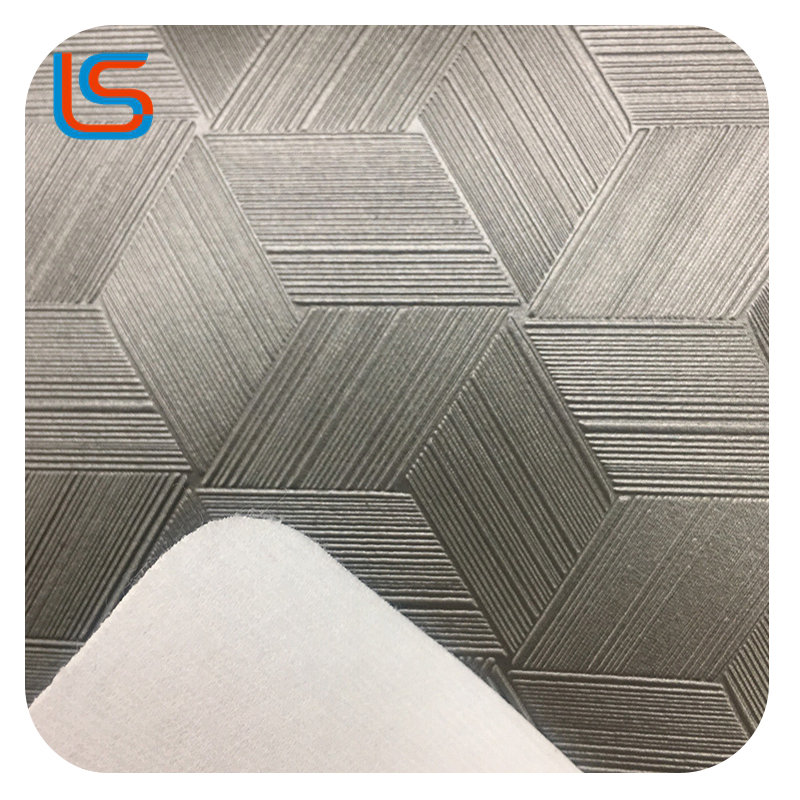 ls00085-88-Geometric & Plum Blossom Texture Non-Slip Upholstery Leather – Soft Decorative Fabric