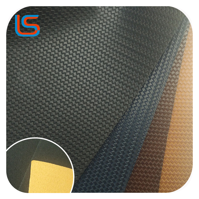 BDPU#3166 Commercial-Grade PU - Woven Texture, Matte Gloss, Flame Retardant & Anti-Slip