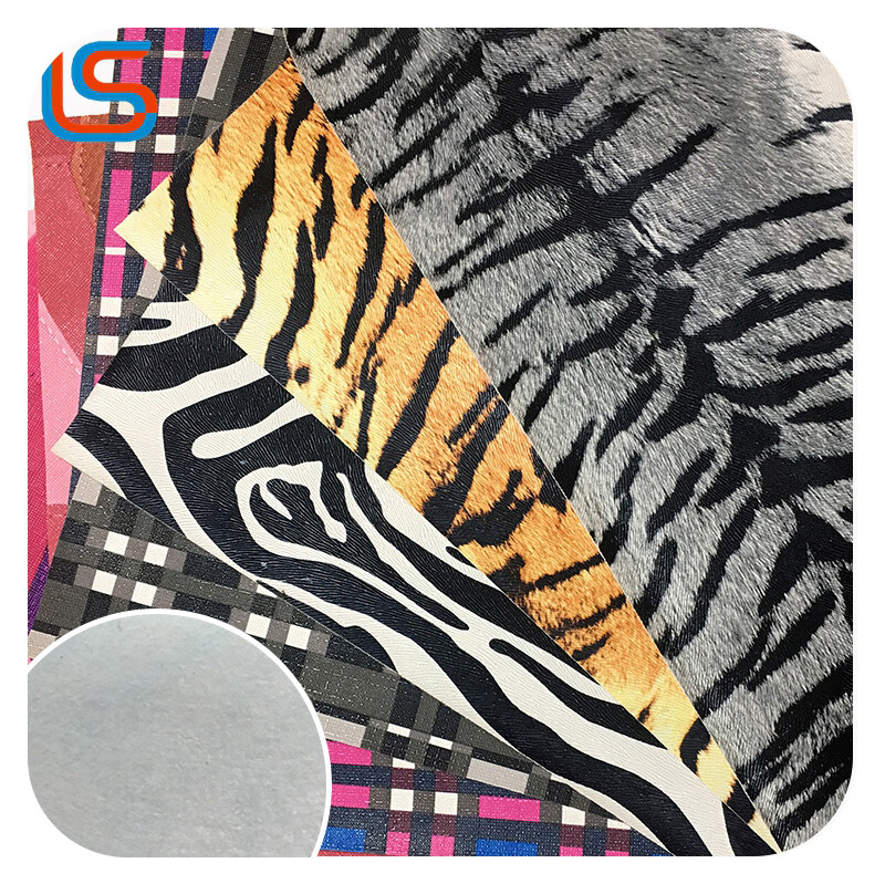 HD#transfer film  PVC Artificial Leather - Animal Fur & Geometric Textures, Transfer Film Finish for Versatile Use