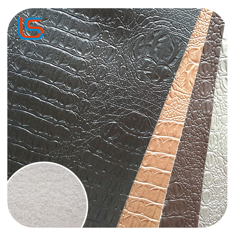 HD#DK005 Premium PVC Faux Leather for Decoration & Bags - Crocodile Pattern, Luxurious & Durable