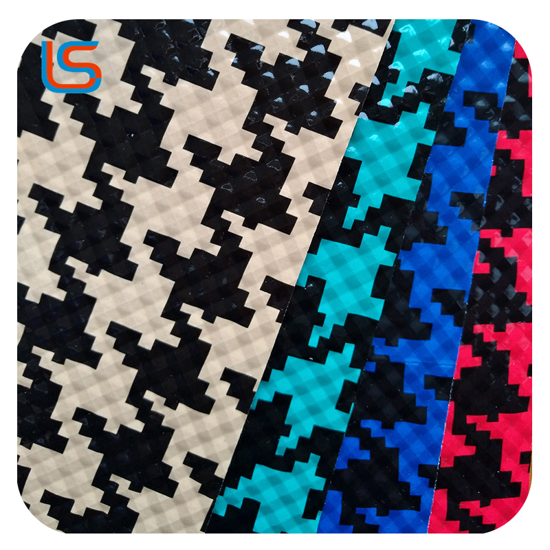 HD#transfer film013 Eco-Friendly Transfer Film PVC Leather - Recyclable, Low Odor & Skin-Friendly, Tailored Patterns for Tarp & Bags