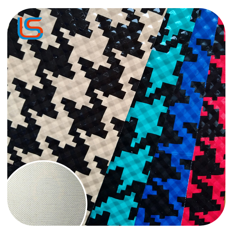 HD#transfer film013 Eco-Friendly Transfer Film PVC Leather - Recyclable, Low Odor & Skin-Friendly, Tailored Patterns for Tarp & Bags