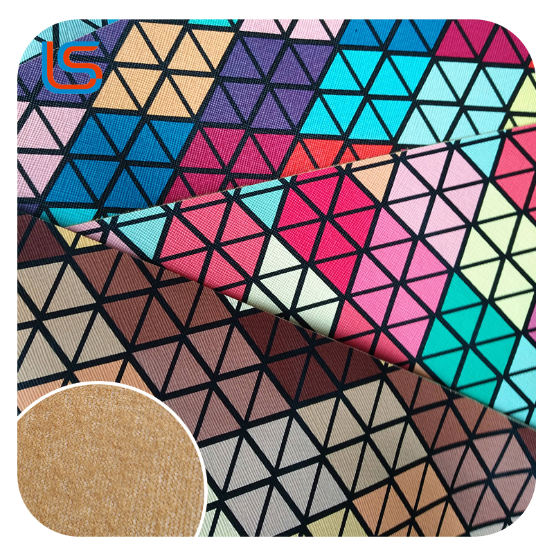 HD#transfer film012 Commercial-Grade Transfer Membrane PVC Faux Leather - Cold-Resistant, Anti-Slip & Colorfast, Diverse Designs for Luggage