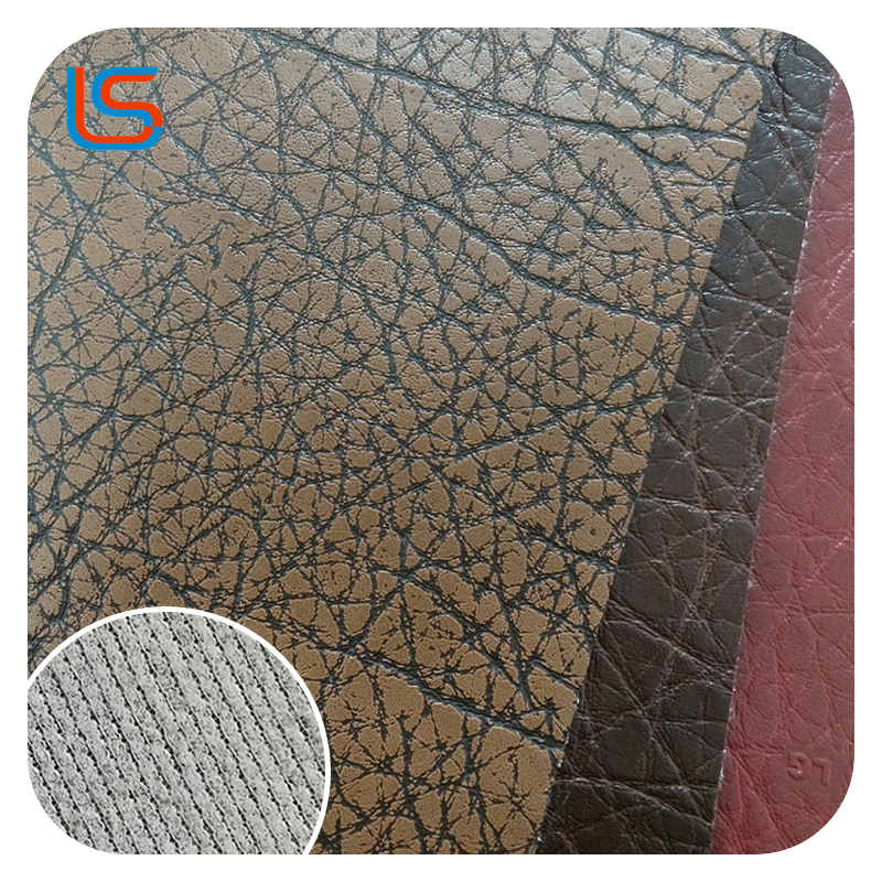 LS00025 Premium PVC! Knit Fabric Fleece Back, Matte Decor Leather - Sofa/Soft Pack, Easy Clean & Stylish