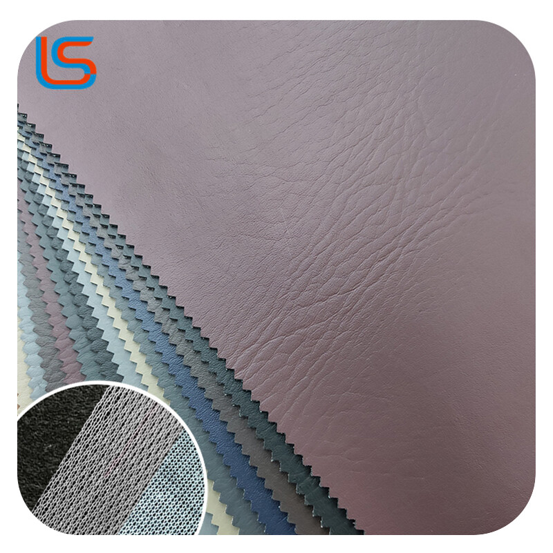 HC# High Foaming Rate Easy Clean Stain Resistant PVC Flooring Leather Knitted Backing Kitchen Bath