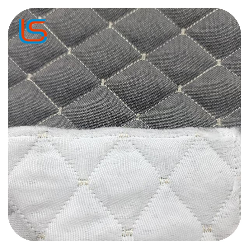 MSBO-8 Linen Filled Velvet Sofa Cover with Embroidery - Anti-Slip Washable Universal Fit for Living Room Home Decor