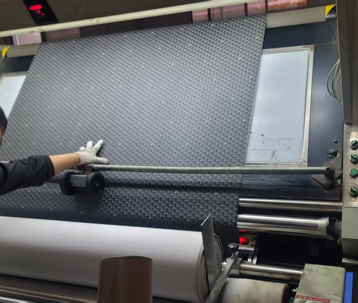 HF#geya 1.0mm Imitation cotton backing Transfer Film Series PVC Artificial Leather Classic Colors Perfect for Bags Use