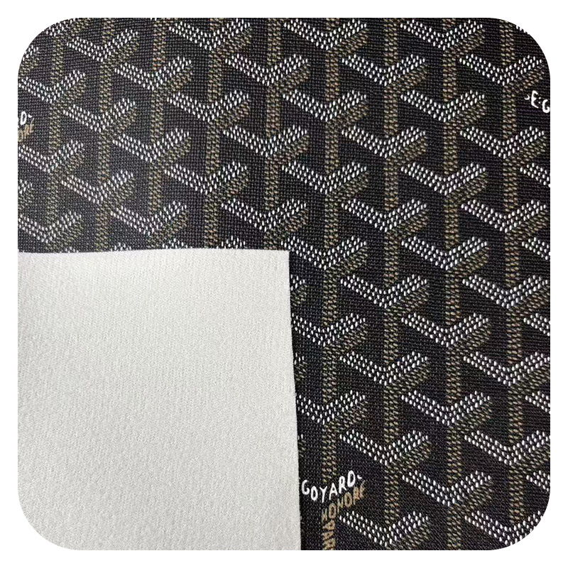 HF#geya 1.0mm Imitation cotton backing Transfer Film Series PVC Artificial Leather Classic Colors Perfect for Bags Use