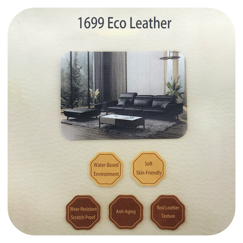 Eco-Friendly Leather Water-Based Eco Leather Skin-Friendly Soft Wear-Resistant Scratch-Proof Anti-Aging Real Leather Texture