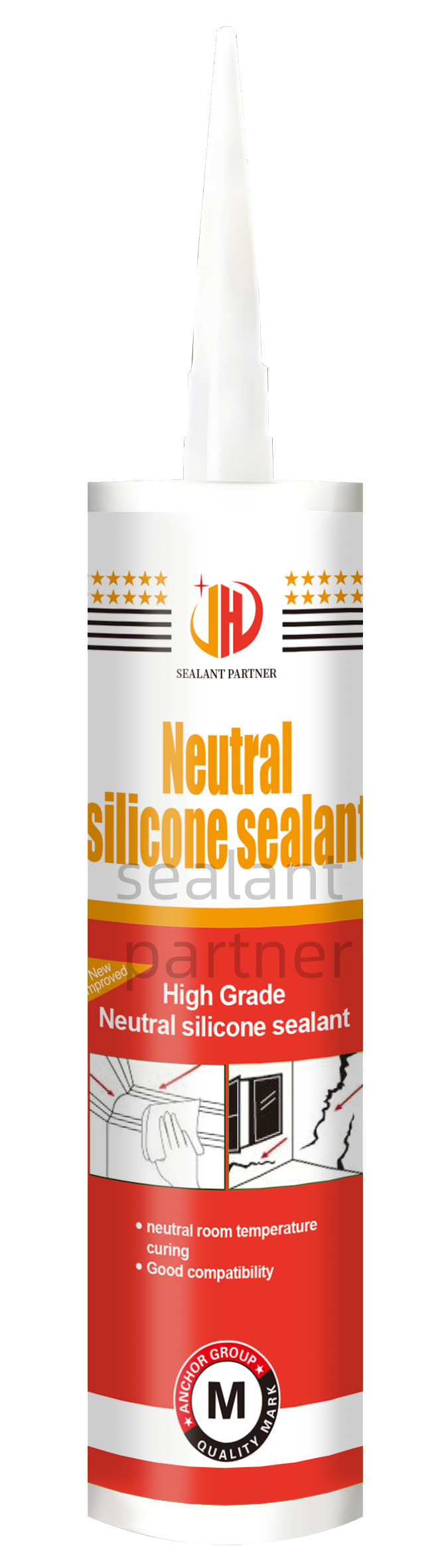 Neutral silicone sealkant
