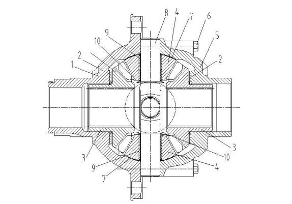 驱动桥结构和原理图片 9