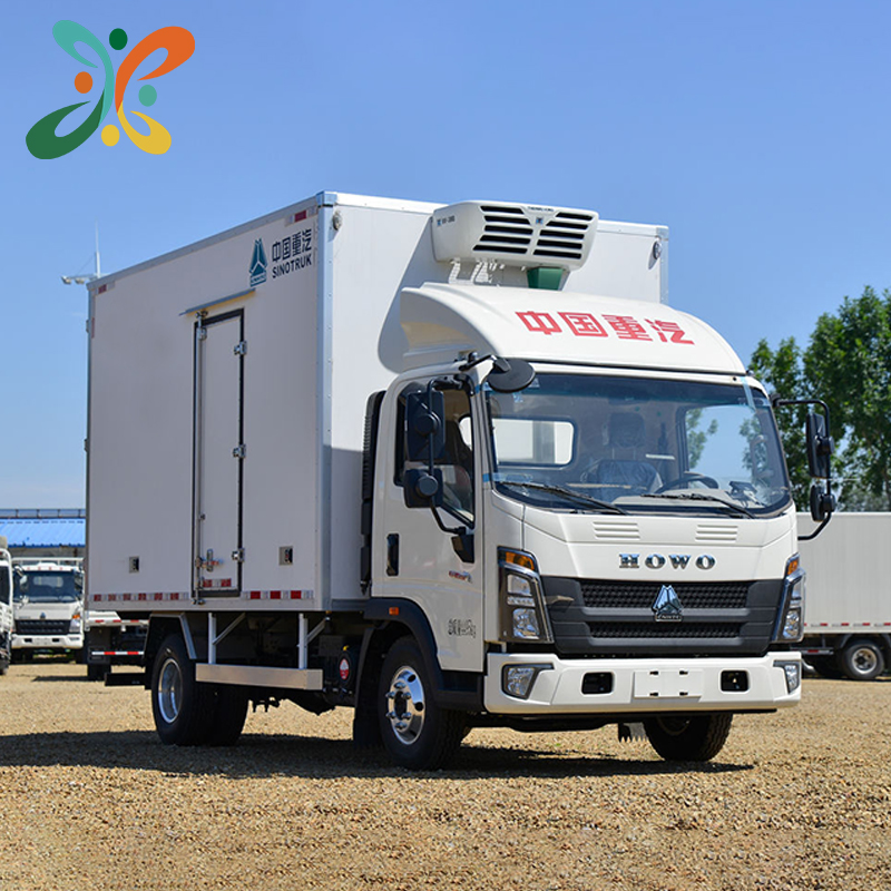 Sinotruk Used Howo 4X2 Used Refrigerator Truck 3T 5T 7T Small LHD/RHD Box Refrigerated Freezer Truck