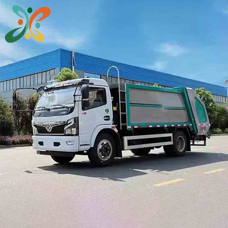 Electric 8000lbs Rated Loading Capacity Medium Size Garbage Truck