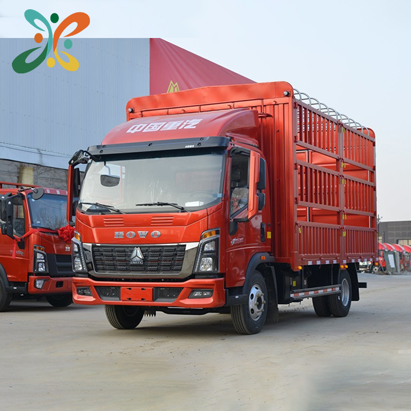 China Fence Cargo Truck 4X2 Diesel Engine Load 5 Ton 10 Ton Truck for Sale Made in China Factory