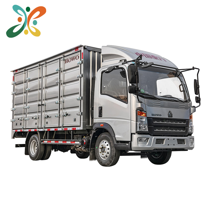 Brand New Sinotruk Howo Truck 7m 16ft Van Cargo Box Truck 4x2 Van Vehicle Mini Truck