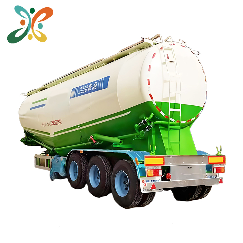3 Axle 30cbm V Shape Tanker Body 50cbm Bulk Cement Tank Semi Trailer