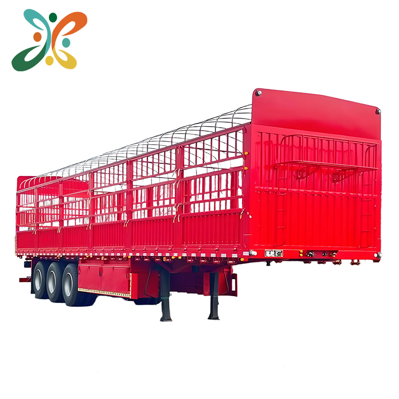 40FT Cargo/Container Transport Utility Stake Truck Semi Trailer with Container Lock