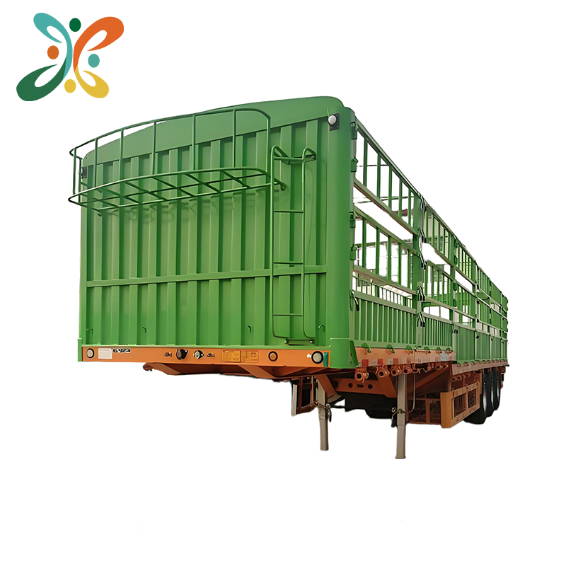 40FT Cargo/Container Transport Utility Stake Truck Semi Trailer with Container Lock