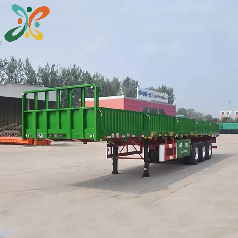 Side Wall Semi Trailer /Three Axles Side Wall Cargo Truck Semi Trailer
