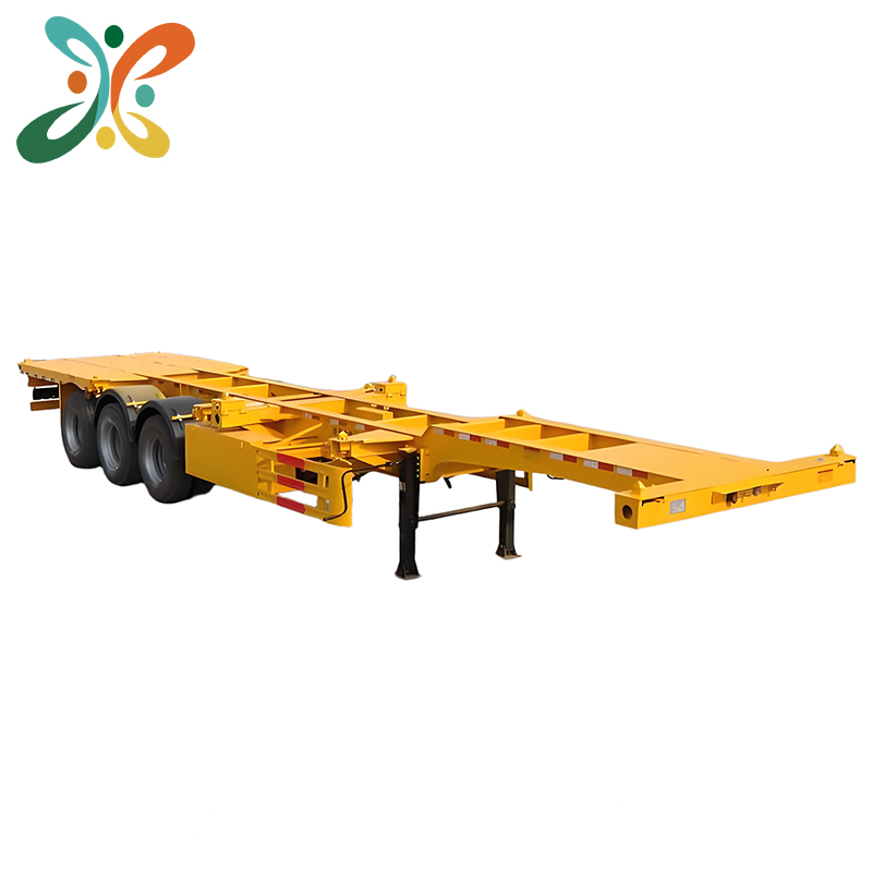 Container Chassis Dual Combo Skeletal Container Semi Trailer for Sale